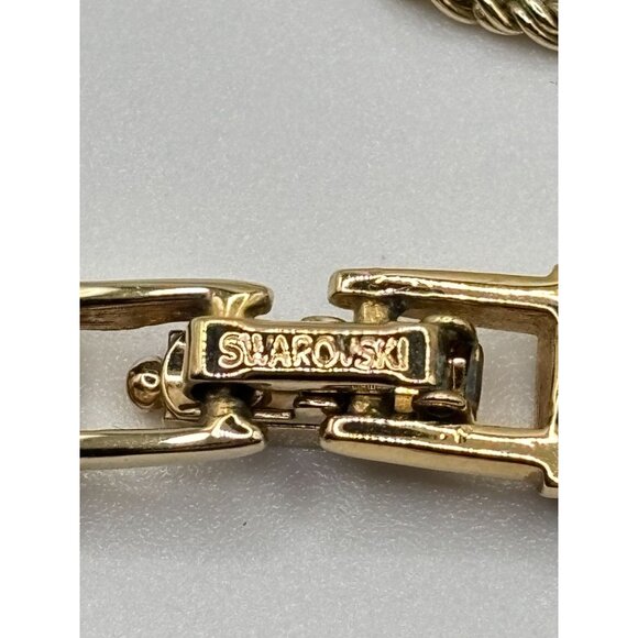 Vintage Swarovski Kauri Crystal Slider Charm Necklace - Picture 5 of 8